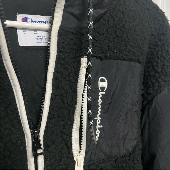 Champion black Sherpa jacket - Picture 2 of 3